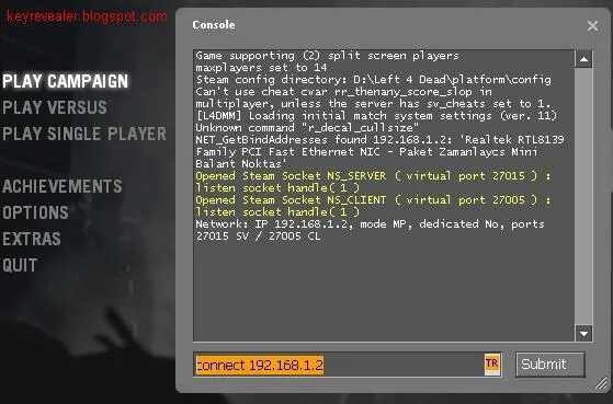 Left 2 dead сервер. Left 4 dead 2 консольные команды.