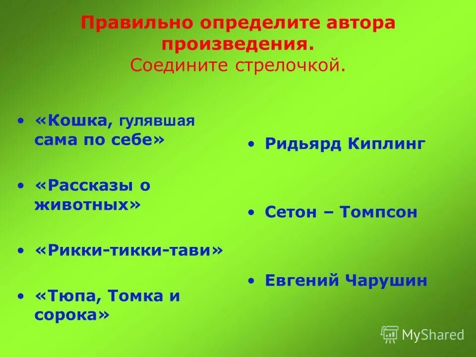 Как определить автора произведения