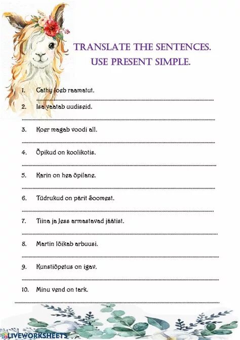 Exercise translate. Present simple translation exercises. exercise перевод. translate into english worksheets. worksheets translation.