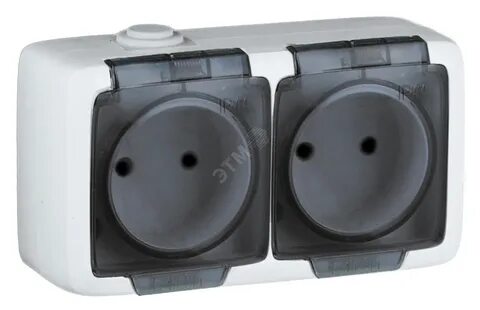 Розетка брызгозащищенная ip44