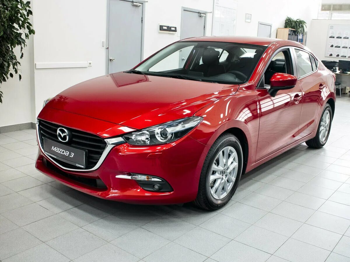 Купить мазду новую у официального дилера цены. Mazda 3 BM 2017. Mazda 3 2018. Мазда 3 BM Рестайлинг. Мазда 3 седан новая красная.