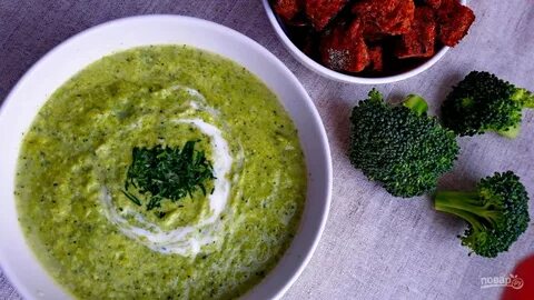 Пюре из замороженного брокколи