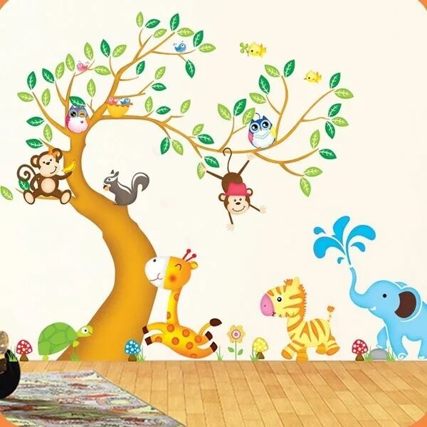 Дерево для оформления стены в детском саду Tree Classroom Decal, Tree Classroom Decorations, Family Students Tree, Students