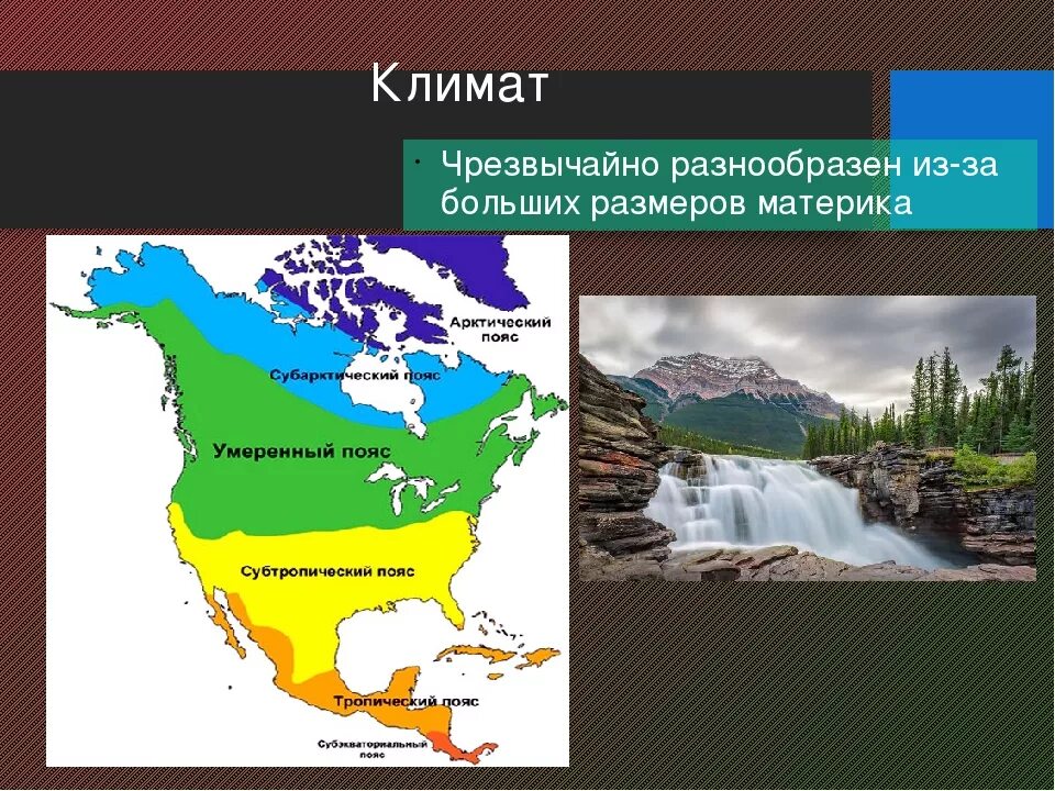 7 класс география объекты северной америки. Климат США география. Климат США география Северная Америка. Климат Северной Америки презентация. Климат США презентация.