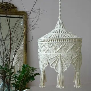 Абажур макраме