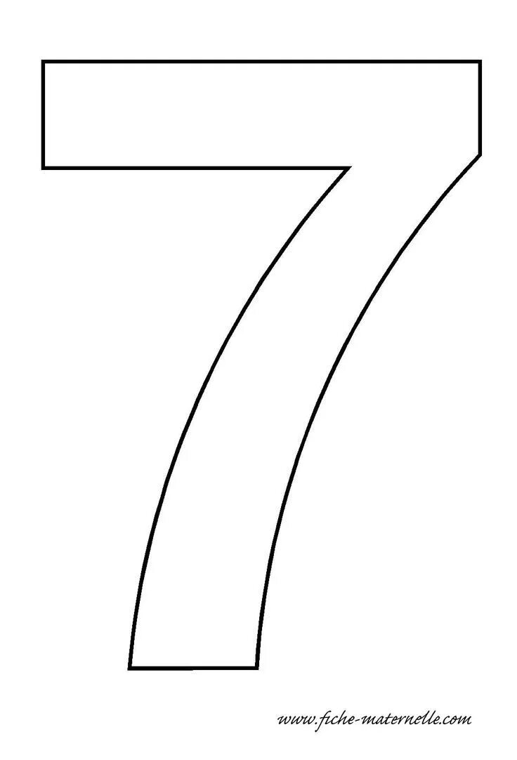 MOLDES DE NÚMEROS GRANDES: Para Imprimir Números para imprimir, Molde, Numeros e