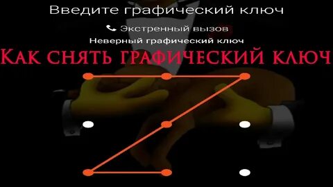 Защита приложений забыл графический ключ