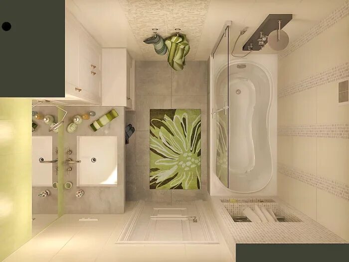 #bathroom Декор полки ванной комнаты, Небольшие ванные комнаты, Реконструкция ва