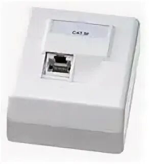 Розетка rj 45 одинарная категория 5e