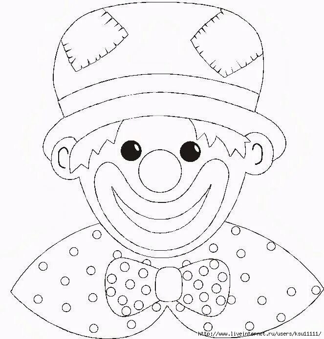 Шаблон клоуна для аппликации для детей. Клоун раскраска. Аппликация "клоун". Клоун аппликация для детей. Лицо клоуна раскраска.
