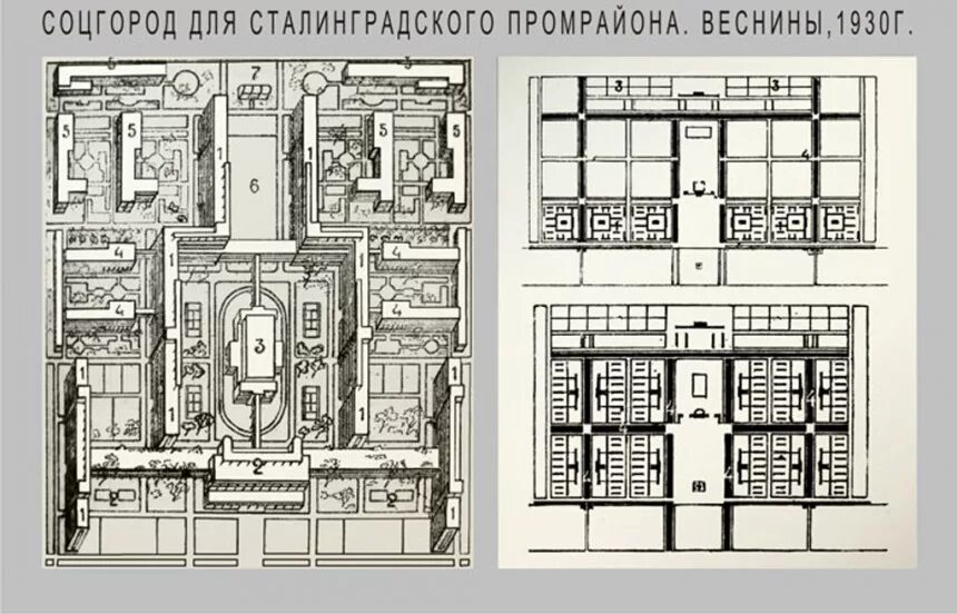 Планы советских городов. Проекты домов-коммун для сталинграда и кузнецка (1929 — 1930). планировка советских городов. советская городская планировка. план советского города.