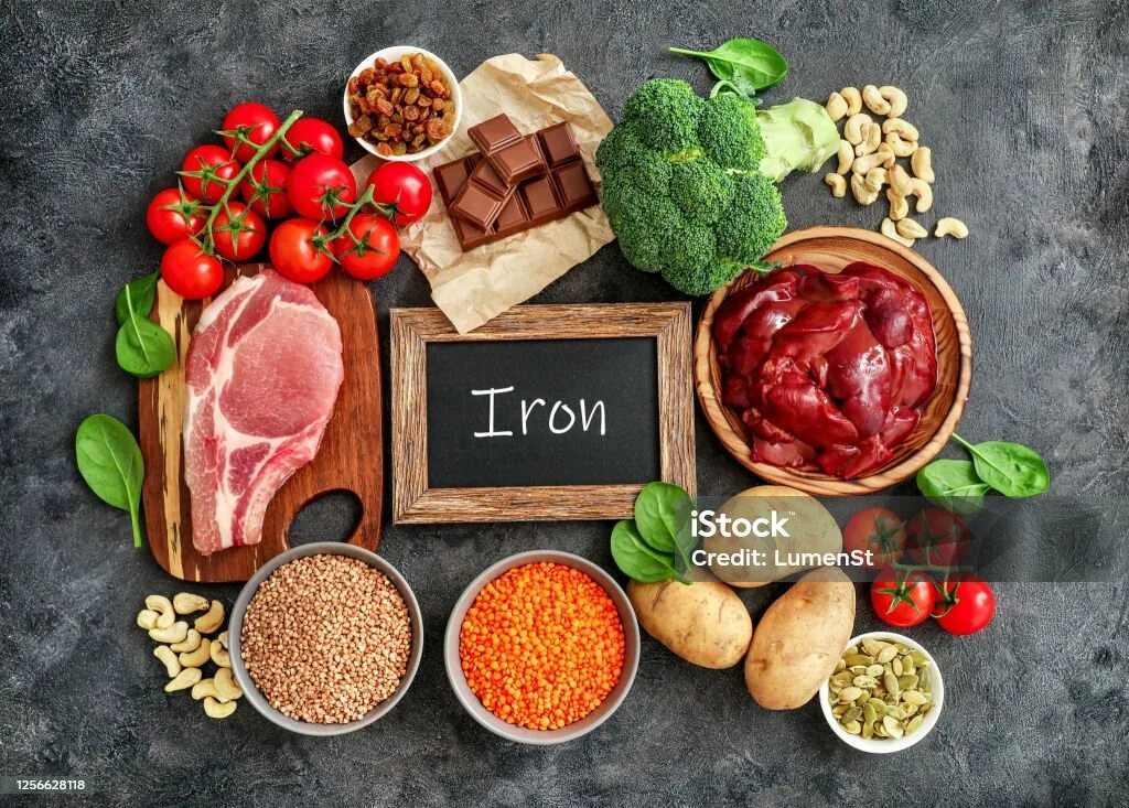 Железо в продуктах. Iron rich foods. Диета богатая железом. Iron rich. Foods containing iron.