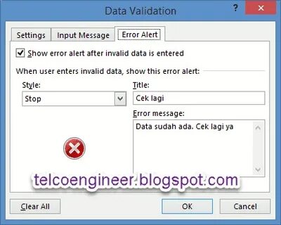 Error setting
