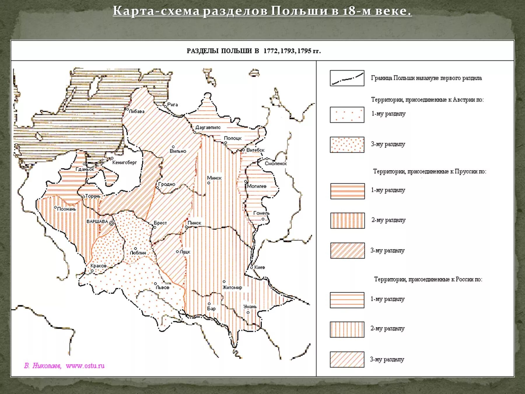 Разделы польши карта. Контурная карта разделы речи посполитой 1772-1795. контурная карта раздела речи посполитой. карта разделы польши в 18 веке. разделы польши контурная карта.