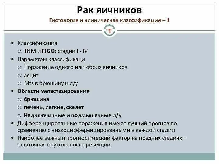 Классификация яичников. Классификация яичников