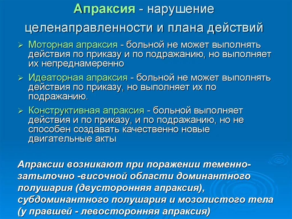 Диспраксия у детей что это. Апраксия. Апраксия симптомы. Апраксия это в неврологии. Типы апраксий.