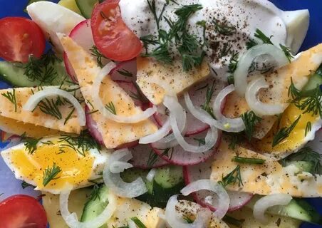 Овощной салат к шашлыку