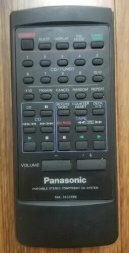 Panasonic rak-rx309wm. Пульт Panasonic rak-rx928wk. Rak-rx309wm пульт. Пульт для Panasonic RX-dt680. Пульт panasonic rx