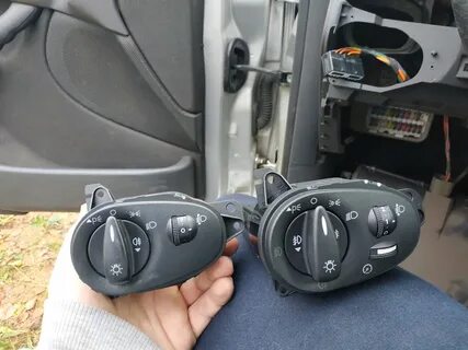 Как включить противотуманки на форд
