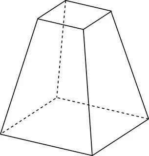Frustum Of A Rectangular Pyramid ClipArt ETC