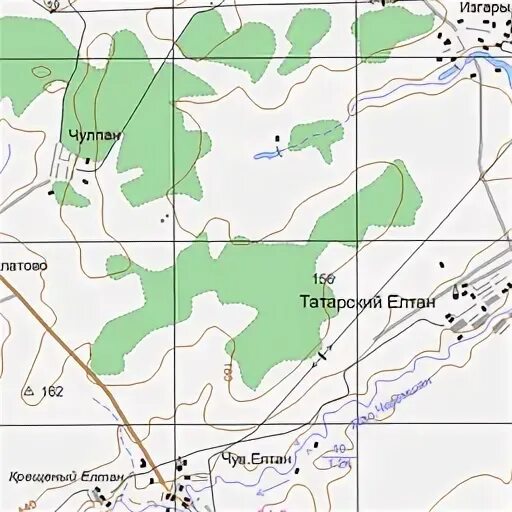 Где находится татарский на карте