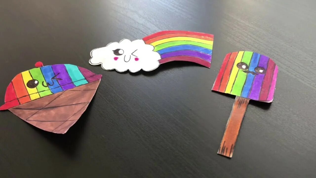 Как сделать книгу радужных друзей