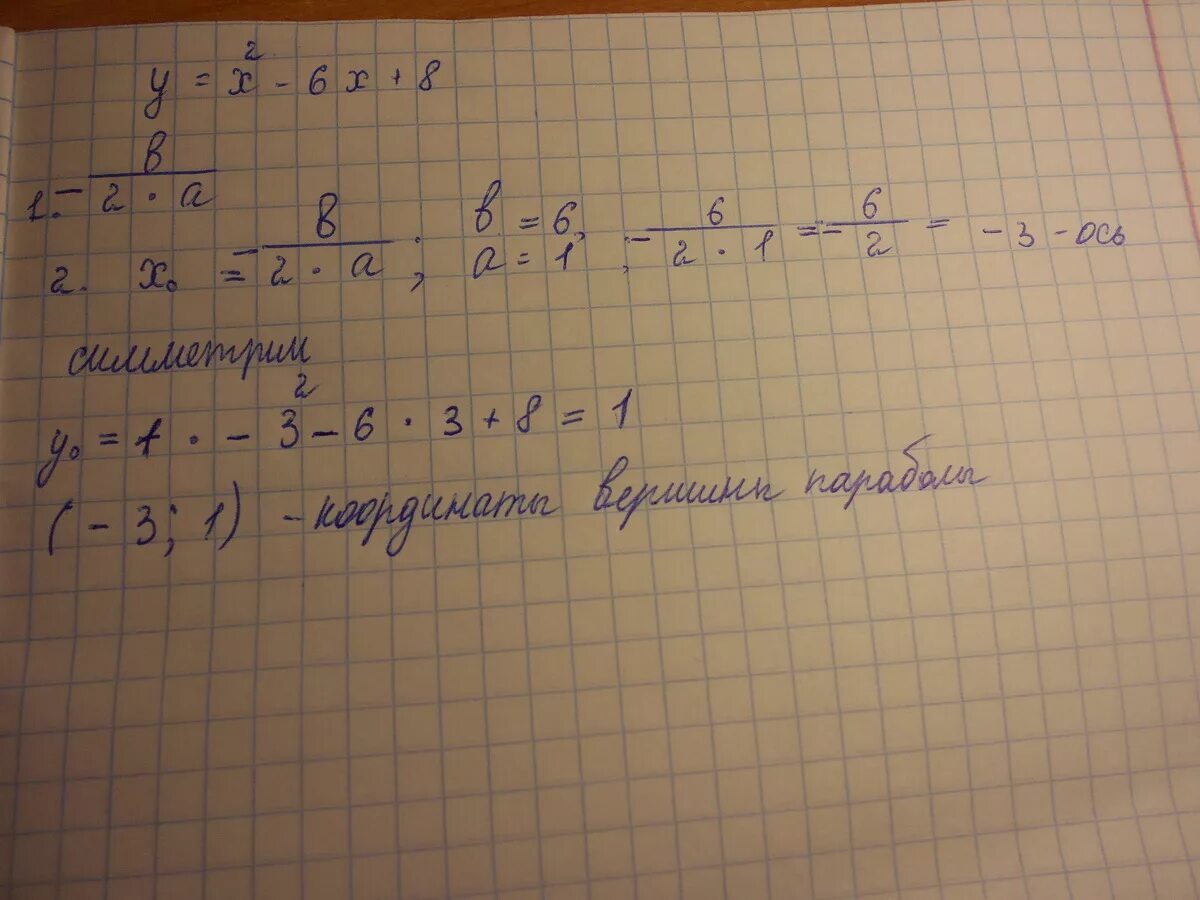 6x8. 8/X=-X-6. X2-6x+8. Парабола x2+8x+12.