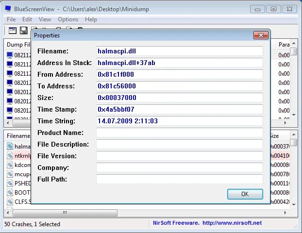 Bluescreenview как пользоваться. Bluescreenview как пользоваться