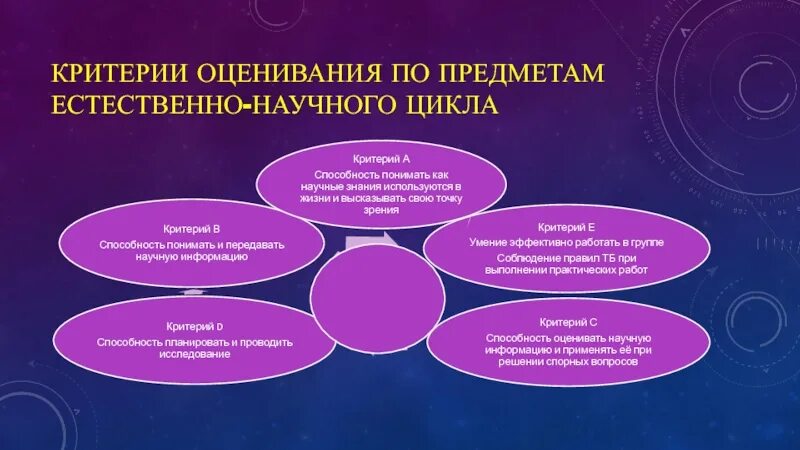 Циклы школьных предметов