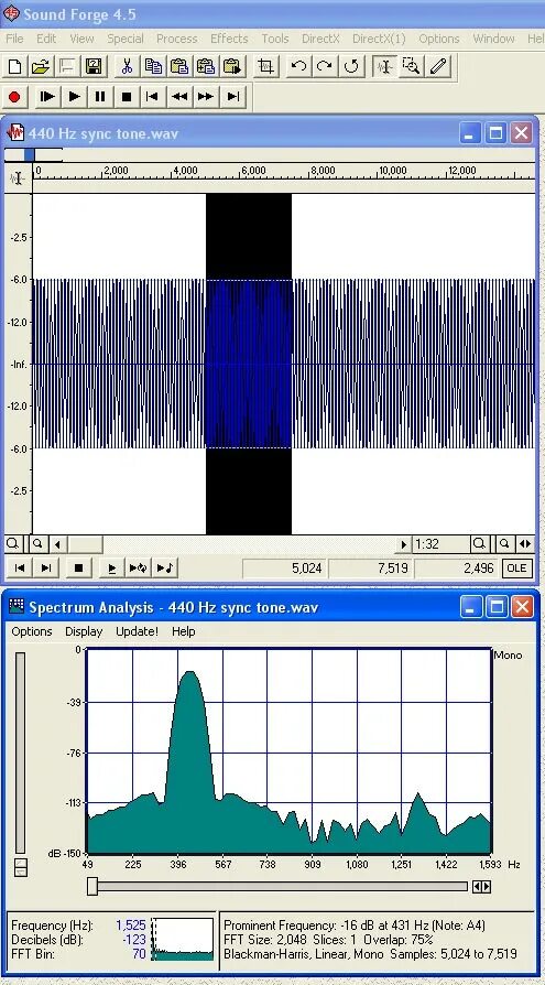 Sound forge 5. Sound forge 4.5. sound forge спектральный анализ.