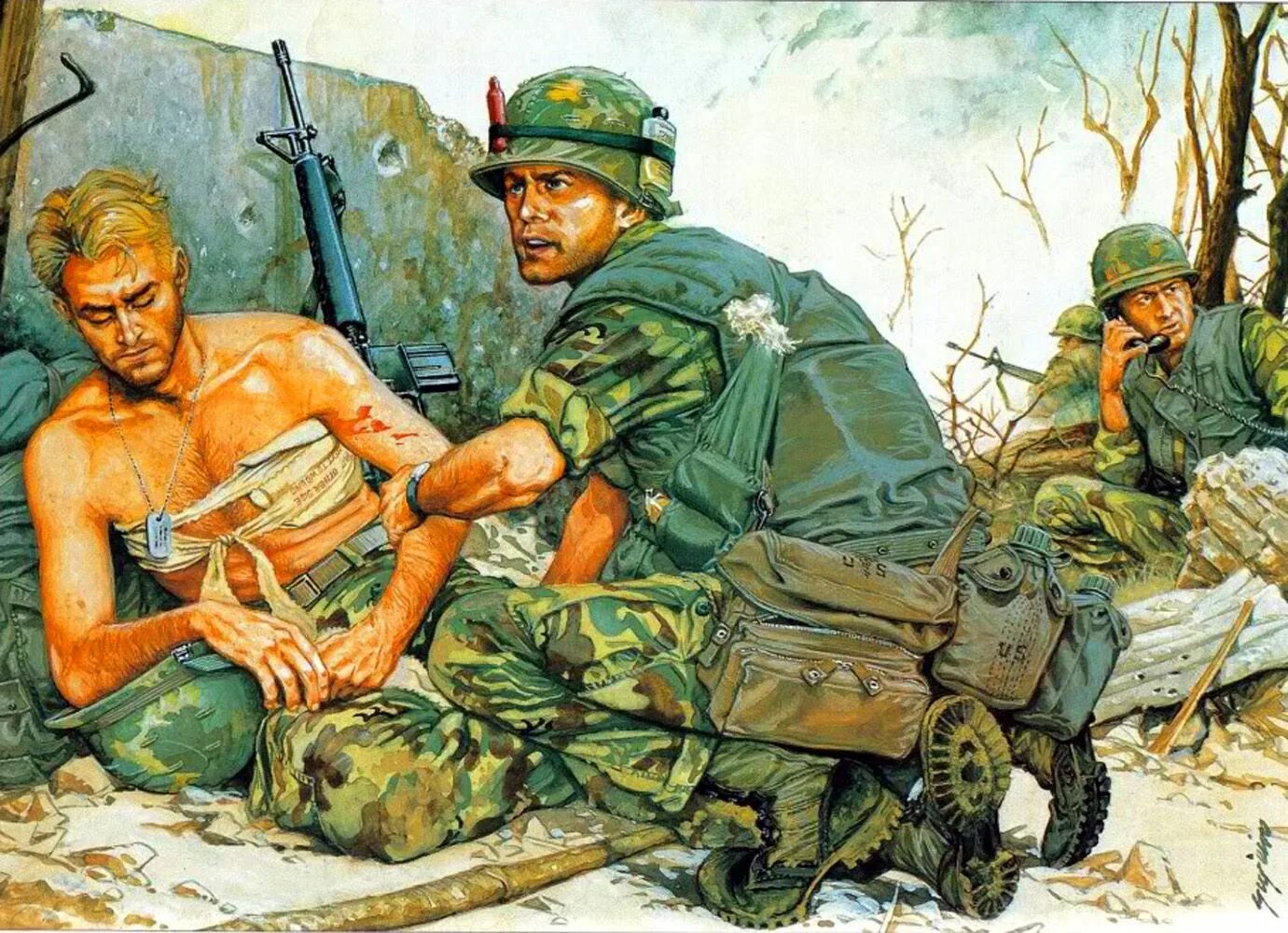 Retro army