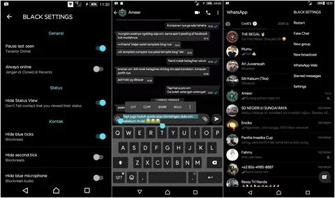 Whatsapp черный экран