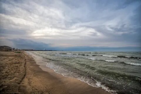 Вид на каспийское море