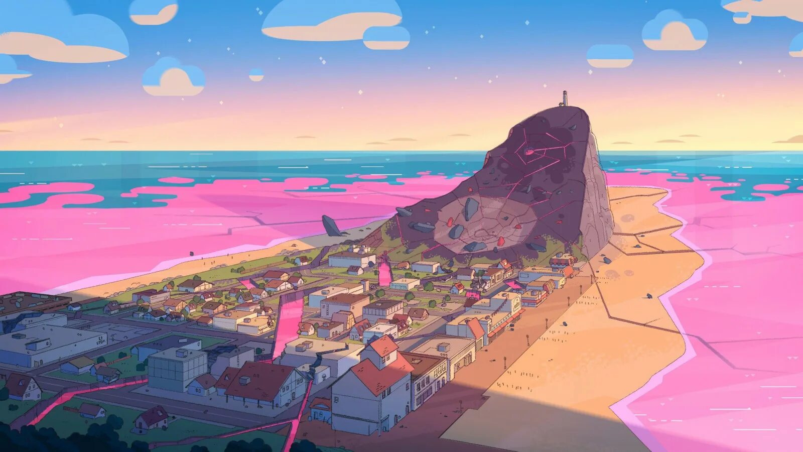 Вселенная стивена обои. Дом стивена юниверса. steven universe фоны.