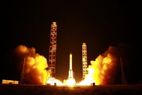 Запуск ракеты сегодня с космодрома байконур