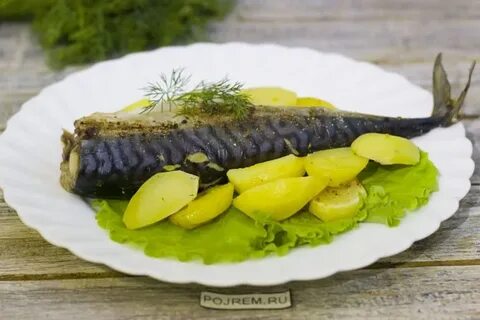 Скумбрия с картошкой