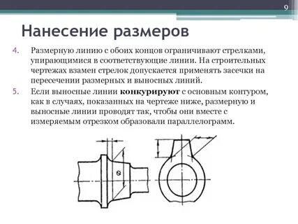 Какая линия чертежа применяется для размерных линий