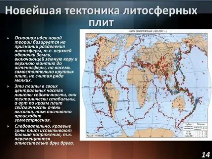 В чем заключается суть теории литосферных плит