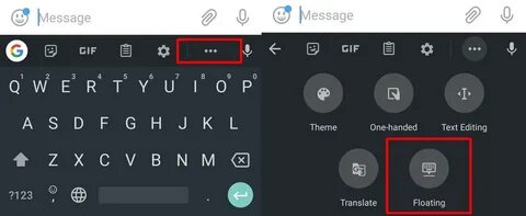 Клавиатура gboard текст