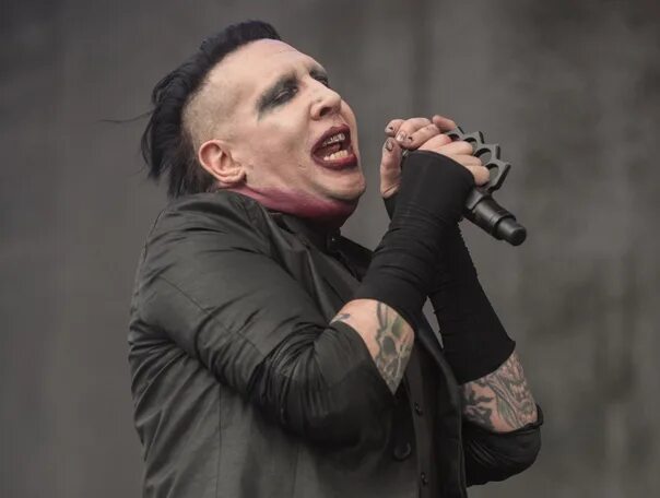 Marilyn Manson addresses use of fake rifle at San Bernardino concert