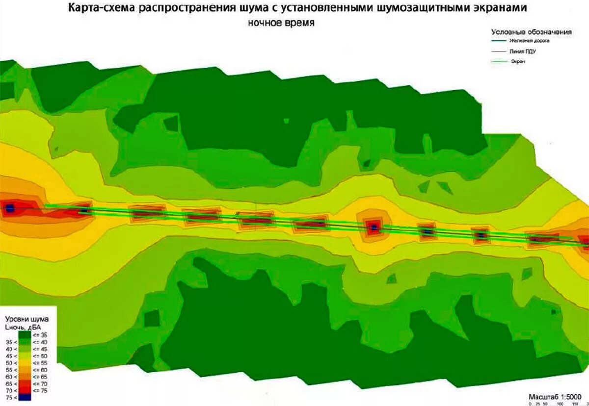 Карта помех. Схема распространения шума. Карта шума. Карта распространения шума. Распространение шума от автотранспорта.