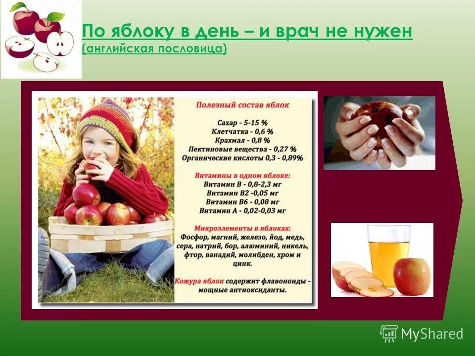 яблоко поговорки