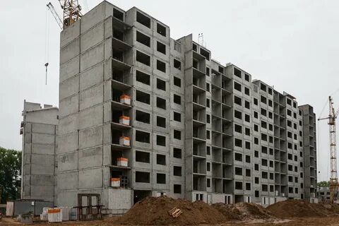 Плита новостройки
