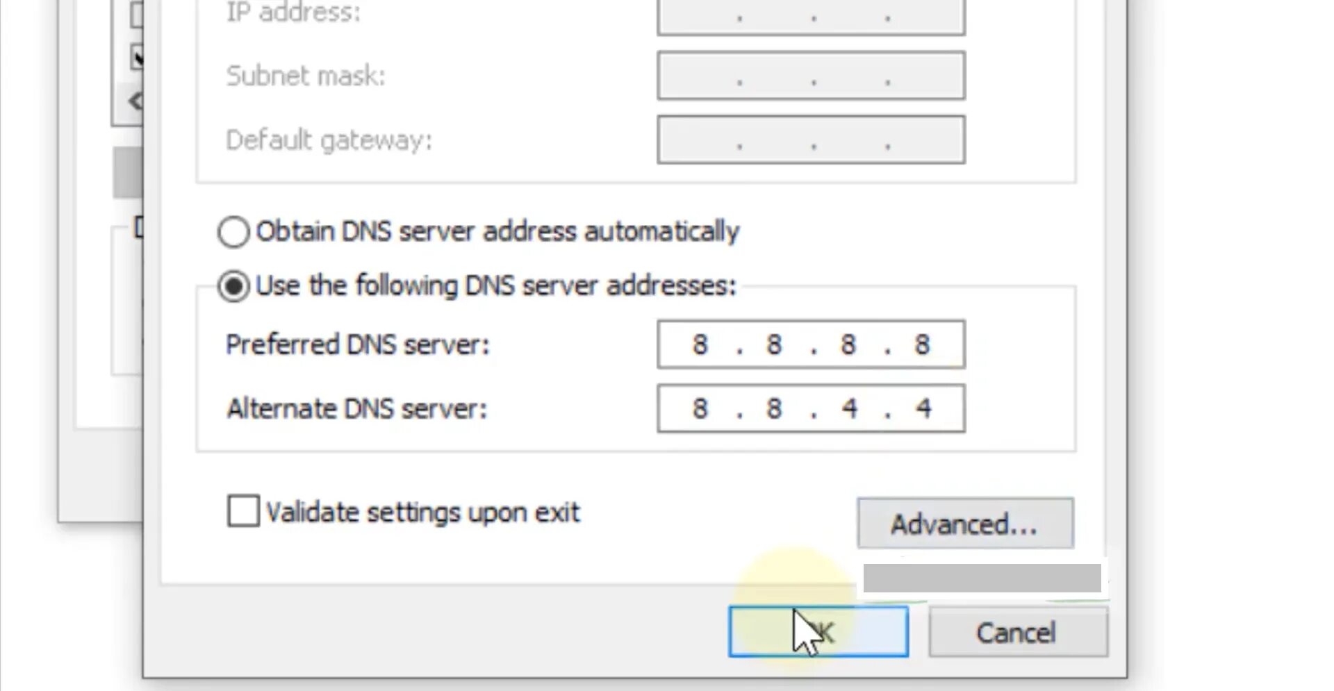 Не удается получить dns сайта. Предпочитаемый днс сервер. dns адрес. адрес днс сервера.