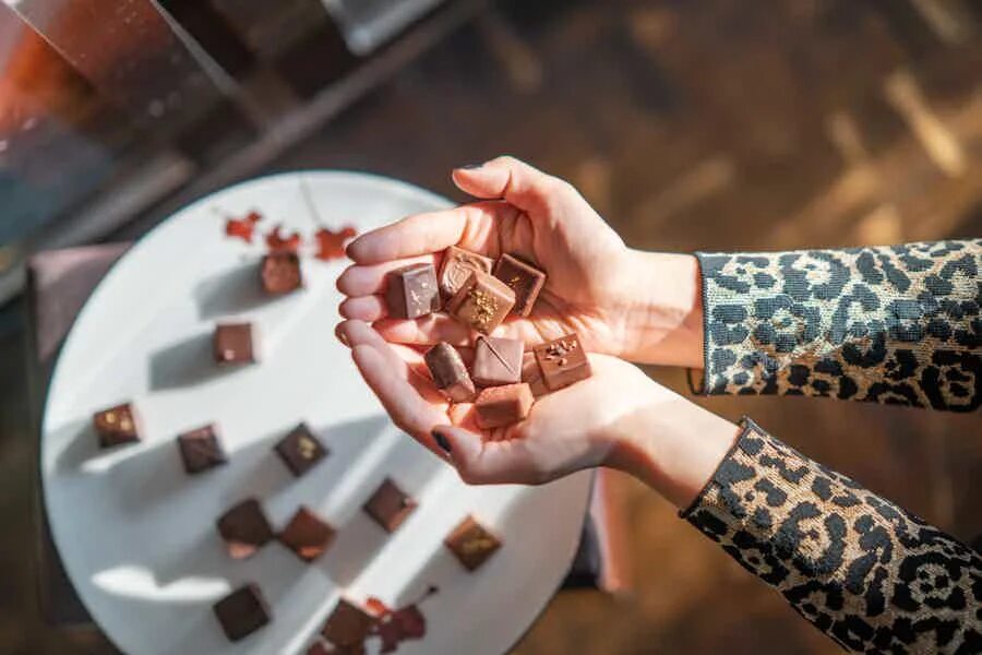 C and a chocolate