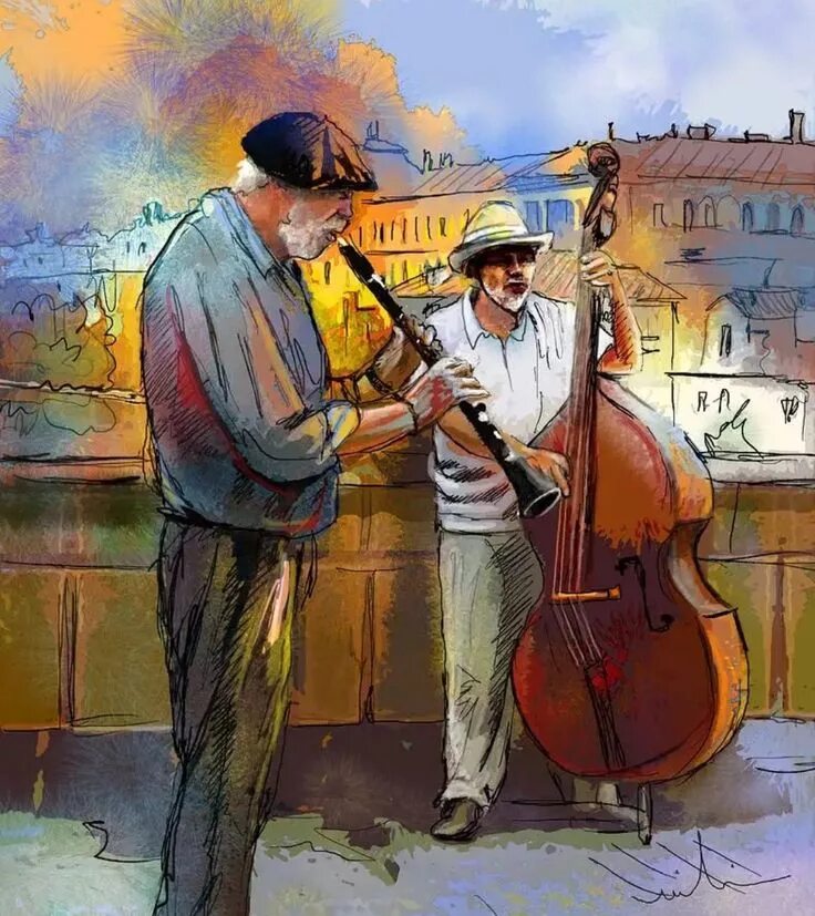 Композиция музыкант. Уличные музыканты. Художница марина тимченко картины. Музыканты в живописи. Валентина баранюк уличные музыканты.