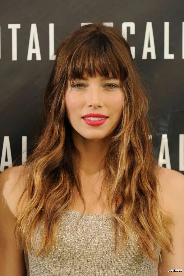 Lea Michele - Hair Hairstyles with bangs, Hair inspiration, Long hair styles