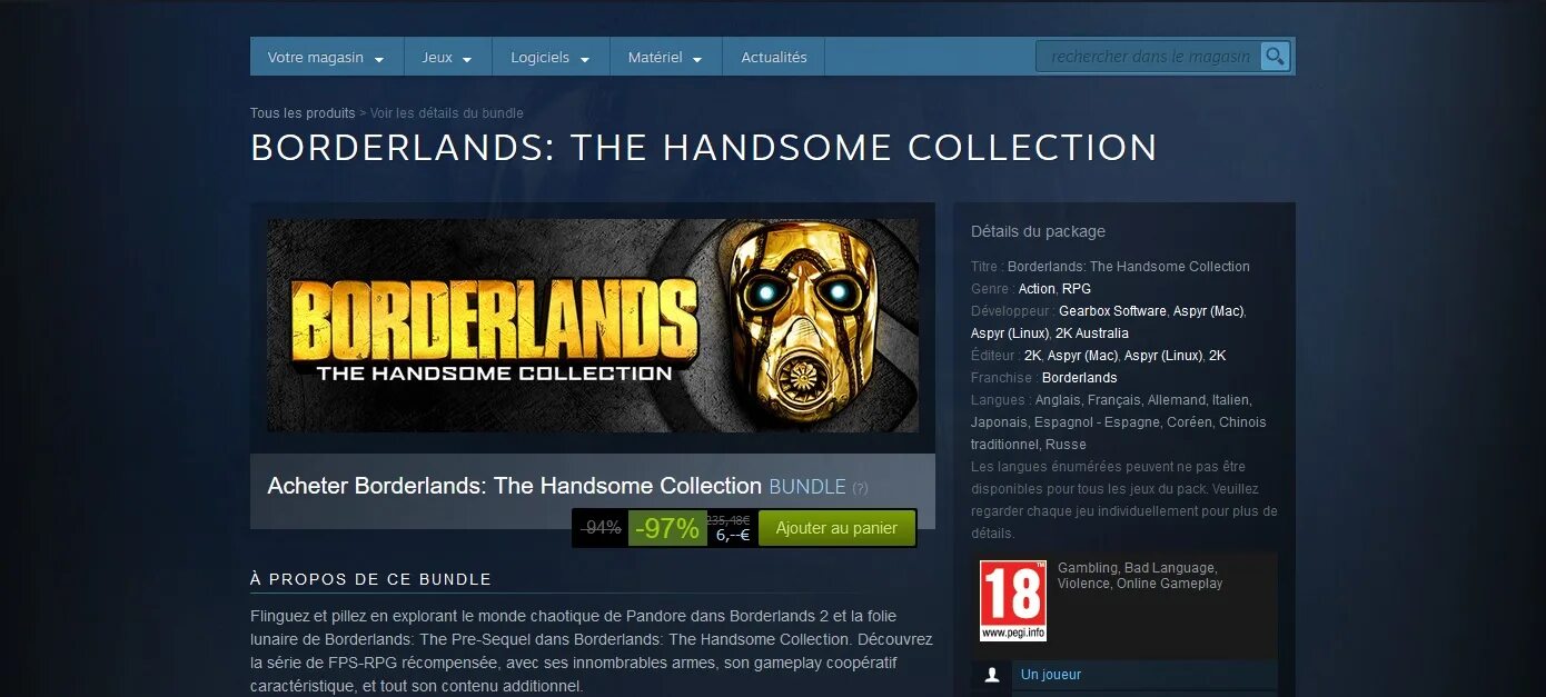 The handsome collection. THQ бандл стим.