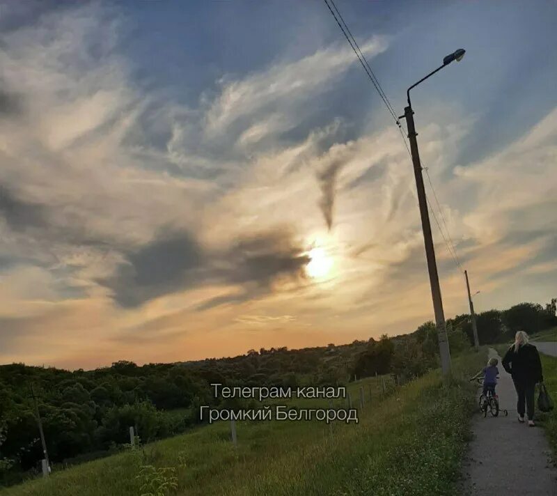 над белгородом громко сегодня