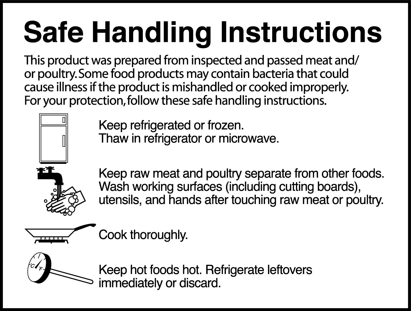 Product instruction. Safe instruction. Safe handling instruction. Product instructions. Instructions.